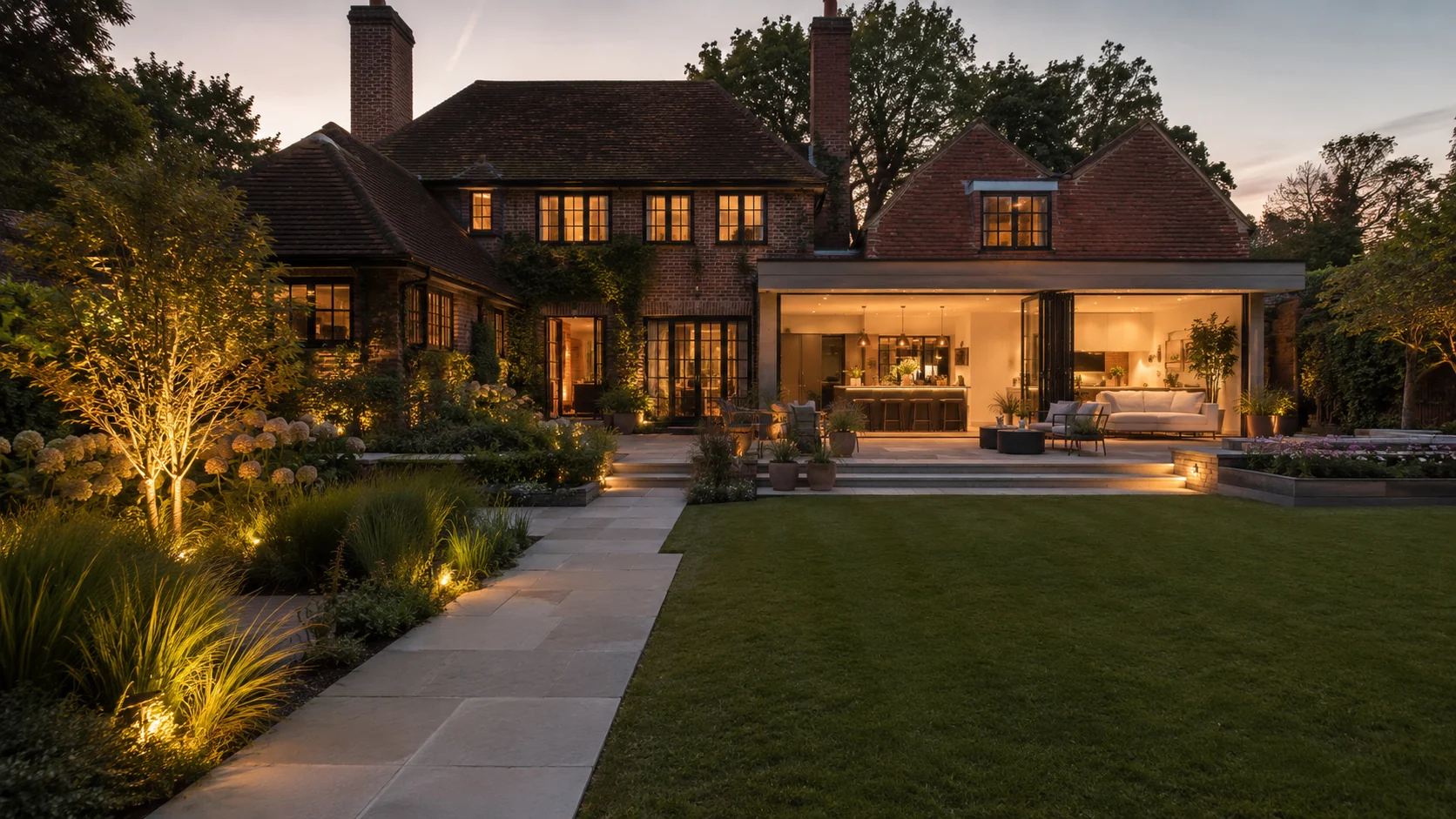 Oakmere Build Co. concept showing a premium renovated home exterior