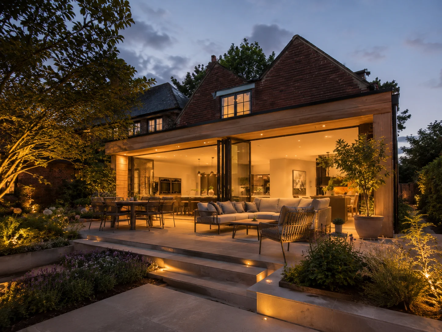 Luxury extension with terrace